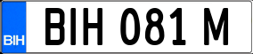 Truck License Plate